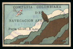 Stamp of Colombia » Airmails 1920 Compañía Colombiana de Navegación Aérea (CCNA) almost complete used set with eight of the nine stamps
