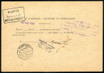 Stamp of Egypt » 1888-1906 New Currency 1913 (Jun 19) parcel card sent registered to Hungary with 1888-1906 10pi and four 2pi tied by Cairo Douane cds, Hungary arrival backstamp, very fine and scarce usage of the 10pi.