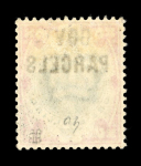 Stamp of Great Britain » Officials GOVERNMENT PARCELS: 1902 KEVII 1s dull green & carmine Govt Parcels mint