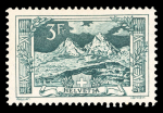 Stamp of Switzerland / Schweiz » Sammlungen 1862-1960, ungebraucht und gestempelt geführte Sammlung in 4 Vordruckalben