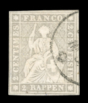 Stamp of Switzerland / Schweiz » Sammlungen 1854-1960, Qualitätssammlung in zwei Einsteckbüchern 