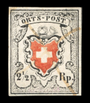 Stamp of Switzerland / Schweiz » Sammlungen 1843-1940, kleines Tresorlot ab Zürich 6