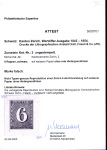 Stamp of Switzerland / Schweiz » Kantonalmarken » Zürich Falscher Einzelabzug einer Zürich 6 auf weissem Papier