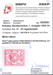 Stamp of Switzerland / Schweiz » Sammlungen Kleine Zusammenstellung von 3 Fälschungen, dabei Esslinger Probedruck