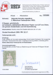 Stamp of Switzerland / Schweiz » Sitzende Helvetia Ungezähnt » Probedruck - Farbproben 1852, 2. Münchner Farbenprobe, 5 Rp. grünlicholiv