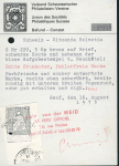 Stamp of Switzerland / Schweiz » Sitzende Helvetia Ungezähnt » 1856-57 Berner Druck (II) 5 Rp. braun, 2. Berner Druckperiode, mit sehr grossem unteren Bogenrand auf Brief
