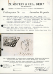 Stamp of Switzerland / Schweiz » "Waadt", "Neuenburg", "Winterthur" 1851, Waadt 5, auf Brief von Genf nach Hermance