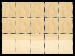 Stamp of United States » U.S. Possessions Cuba (U.S. Military Rule) 1899 plate number strips and blocks, stationery cut outs