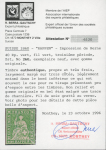 Stamp of Switzerland / Schweiz » Sitzende Helvetia Ungezähnt » 1857-62 Berner Druck, Dickes Papier Schweiz 1860, 40 Rp. grün, 4. Berner Druckperiode ungebraucht mit vollem Originalgummi