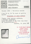 Stamp of Switzerland / Schweiz » Sitzende Helvetia Ungezähnt » Münchner Druck, 3. Auflage 1854, 15 Rp. rot, 3. Münchner Druckperiode