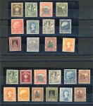 Stamp of Switzerland / Schweiz » Schweiz ab 1907 Kleine Zusammenstellung von 24 Proben und Essais