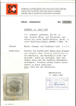 Stamp of Switzerland / Schweiz » Kantonalmarken » Genf 1848, grosser Adler gelbgrün, farbfrisch
