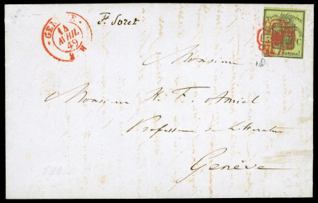 Stamp of Switzerland / Schweiz » Sammlungen 1834-1862, starker Bestand ab 8 Vorphila Briefen