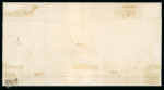 Stamp of Italian States » Sicily » 1 Grano, Plate II » Covers Sicily 1 Gr. plate II, dark olive brown (bruno oilva scuro), horizontal strip of three on 1860 (4.2) cover from Girgenti