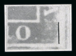 Stamp of Italian States » Sicily » 10 Grana » Retouches 1859 10 Gr. indigo (indaco), unused without gum, right-hand sheet marginal, showing position 60 retouch (bottom right corner), good margins on other sides, extremely fine and scarce.