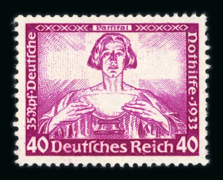 Stamp of Germany » Germany Collections and Large Lots 1872-1950, in a stockbook hundreds of mint **/* (many