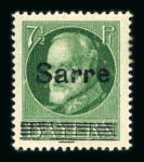 Stamp of Colonies françaises » Sarre 1920-1959, dans un classeur belle collection/accumulation