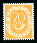 Stamp of Germany » German Federal Republic 1949-1999, nice mint n.h. complete collection with