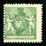 Stamp of Liechtenstein 1912-2010, nice and extensive mint n.h. collection
