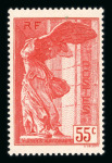 Stamp of France » Collections 1849-1993, dans quatre reliures collection neufs **/*/obl