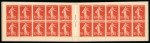 Stamp of France » Carnets 1906, carnet Semeuse Semeuse fond plein chiffres maigres