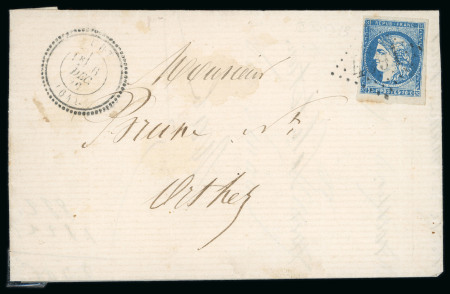 Stamp of France » Emission de Bordeaux 1870 1870, Bordeaux 20cts Y&T n° 44B report 2, bel exemplaire