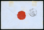 Stamp of France » Empire 1853-1862 1861, belle lettre entière de 1861 pour Paris affranchie