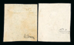 Stamp of France » Emission de Bordeaux 1870 1870, Bordeaux 20cts Y&T n° 44A et n° 44B oblitérés,
