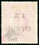 Stamp of Great Britain » Officials Inland Revenue: 1902-04 5s bright carmine mint 