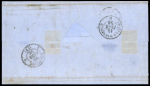 1856 (18 Feb) Folded letter sheet from London to Marseille,