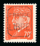 Stamp of France » Libération Nevers : 1944, Mayer n° 1-11 neufs **, série complète