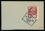 Stamp of France » Libération Paris 5e Surcharge : 1944, Mayer n° 1 oblitéré sur frag