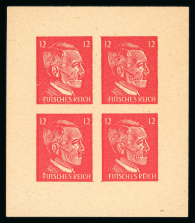 Stamp of France » Libération Propagande Futsches Reich : 1943, bloc de quatre non
