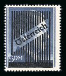 Stamp of Austria » Collections and Lots  1908-1990, in a stockbook nice mint **/* collection