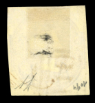 1847–54 6d. A fine and attractive group of three singles, all with clear to large margins and neatly cancelled