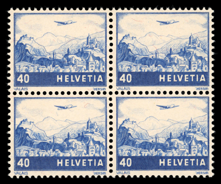 Stamp of Switzerland / Schweiz » Sammlungen 1919-1988, grosser Bestand Flugpostmarken und Briefe