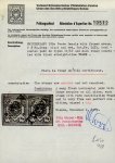 Stamp of Switzerland / Schweiz » Orts-Post und Poste Locale 1850, Poste locale mit Kreuzeinfassung im waagerechten Paar