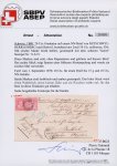 Stamp of Switzerland / Schweiz » Sitzende Helvetia Gezaehnt » Briefmarken 1867-1878 1880, 10 Rp. rot, 2 Einzelmarken, Stempelrarität
