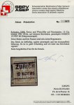 1888, 15 Rp. in der gelborangen Nuance, auf kleinem Briefstück