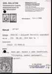 Stamp of Switzerland / Schweiz » Sitzende Helvetia Ungezähnt » 1854-55 Berner Druck (I) 1861, 20 Rp. orange, 1. Berner Druckperiode