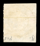 Stamp of Switzerland / Schweiz » Sitzende Helvetia Ungezähnt » 1856-57 Berner Druck (III) 1863, 1 Fr. grau, 3. Berner Druckperiode