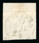 Stamp of Switzerland / Schweiz » Sitzende Helvetia Ungezähnt » Dünnes Papier 1858, 20 Rp. orange, 1. Berner Druckperiode