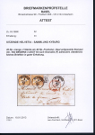 Stamp of Switzerland / Schweiz » Sitzende Helvetia Gezaehnt » Briefmarken 1862 1863, 20 Rp. orange im senkrechten Paar