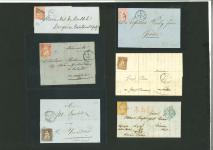 Stamp of Switzerland / Schweiz » Sammlungen 1854-1862, Zusammenstellung von 29 Marken