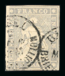 Stamp of Switzerland / Schweiz » Sammlungen 1850-1862, Zusammenstellung ab Neuenburg und Poste locale