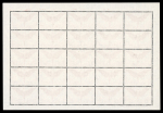 Stamp of Switzerland / Schweiz » Flugpost » Flugmarken 1924, 75 Rp. orange im kompletten Originalbogen