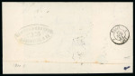Stamp of France » Type Cérès de 1849-1850 1851, très belle lettre entière de Novembre 1851 affranchie