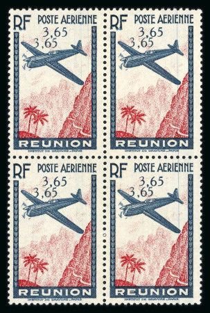 Stamp of Colonies françaises » Réunion 1938, poste aérienne 3f65 YT n° 2c variété valeur faciale
