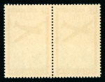 Stamp of Colonies françaises » Réunion 1938, poste aérienne 9f65 YT n° 4b et n°5c en paire,