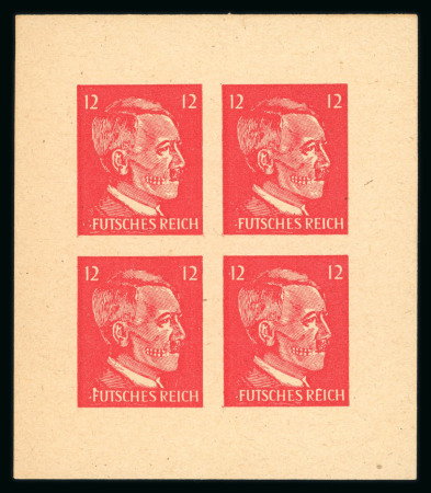 Stamp of France » Libération Propagande Futsches Reich : 1943, bloc de quatre non